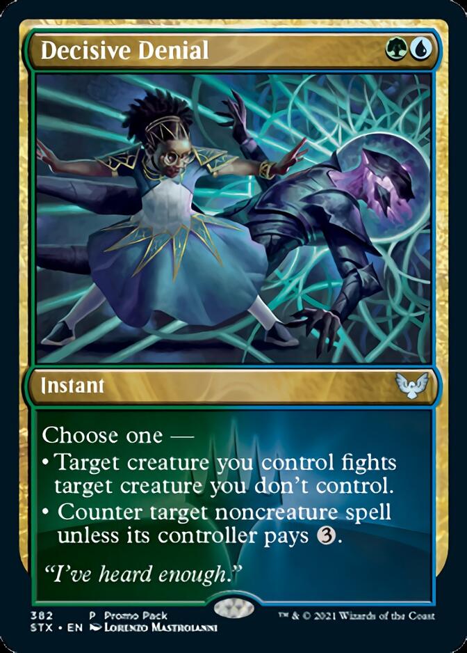 Decisive Denial (Promo Pack) [Strixhaven: School of Mages Promos] - The Mythic Store | 24h Order Processing