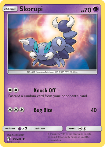 Skorupi (82/236) [Sun & Moon: Unified Minds] - The Mythic Store | 24h Order Processing