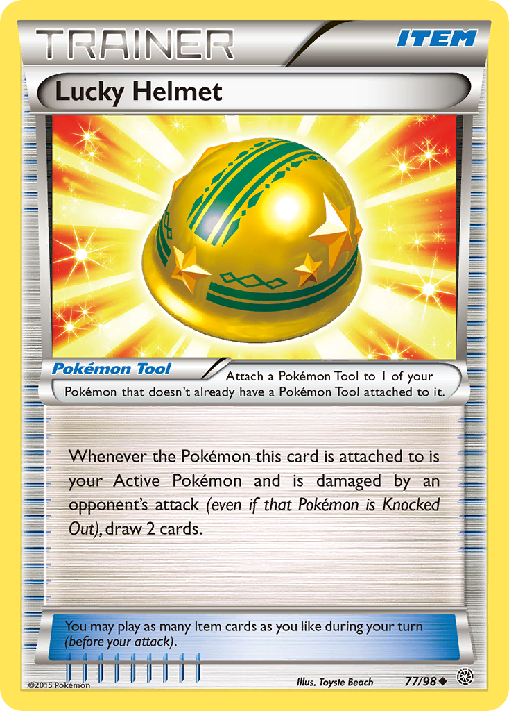 Lucky Helmet (77/98) [XY: Ancient Origins] - The Mythic Store | 24h Order Processing