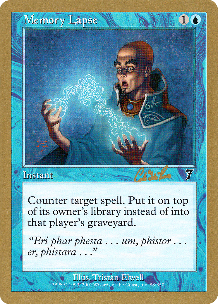 Memory Lapse (Carlos Romao) [World Championship Decks 2002] - The Mythic Store | 24h Order Processing