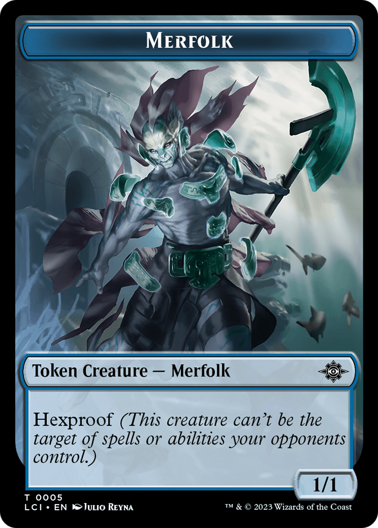 Copy // Merfolk (0005) Double-Sided Token [The Lost Caverns of Ixalan Commander Tokens] - The Mythic Store | 24h Order Processing