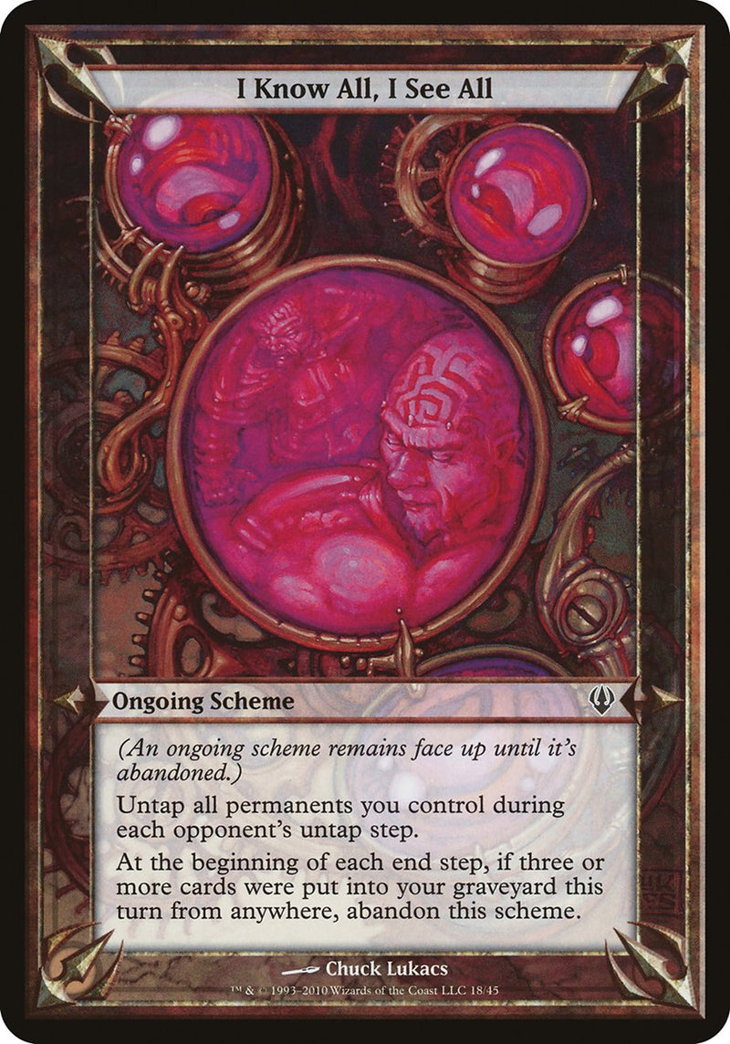 I Know All, I See All (Schemes) [Archenemy Schemes] - The Mythic Store | 24h Order Processing