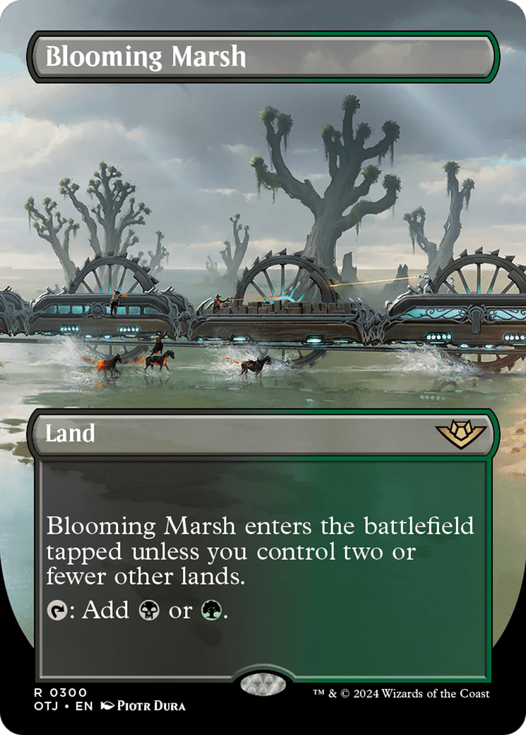 Blooming Marsh (Borderless) [Outlaws of Thunder Junction] - The Mythic Store | 24h Order Processing