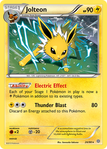 Jolteon (26/98) [XY: Ancient Origins] - The Mythic Store | 24h Order Processing