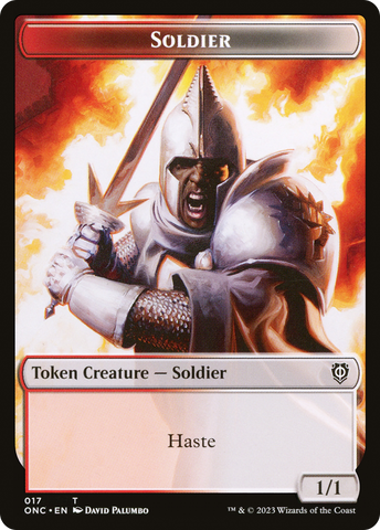 Copy // Soldier Double-Sided Token (Surge Foil) [Marvel Super Heroes Commander Tokens] - The Mythic Store | 24h Order Processing