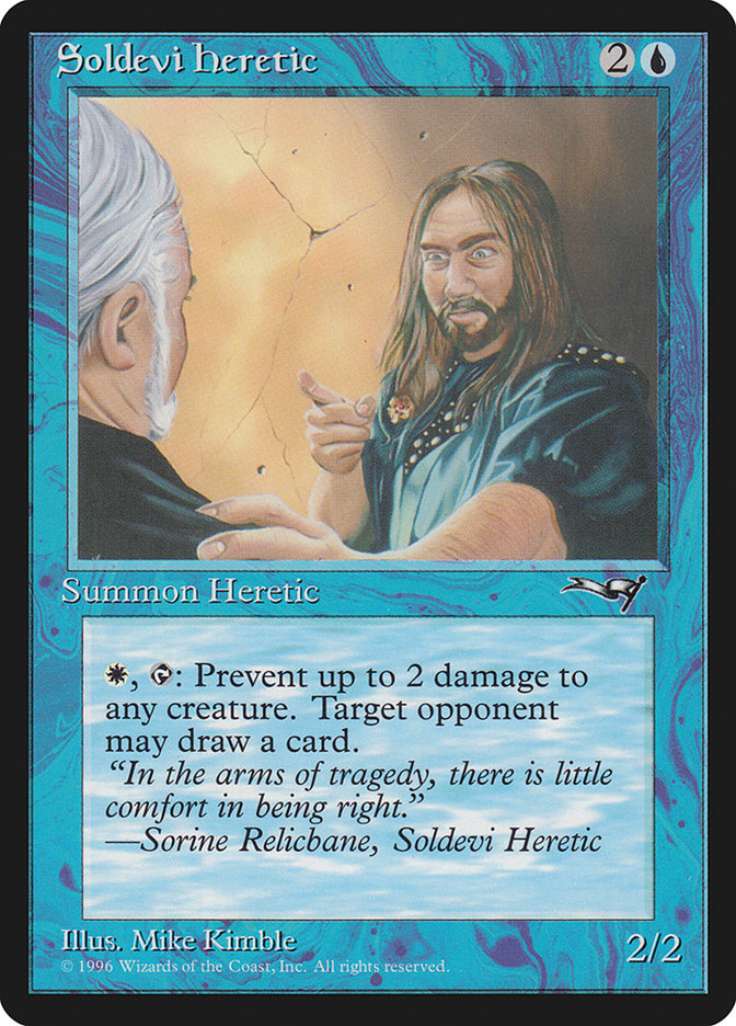 Soldevi Heretic (Pointing) [Alliances] - The Mythic Store | 24h Order Processing