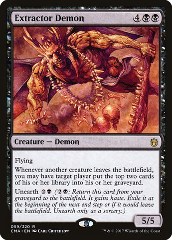 Extractor Demon [Commander Anthology] - The Mythic Store | 24h Order Processing