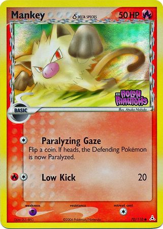 Mankey (70/110) (Delta Species) (Stamped) [EX: Holon Phantoms] - The Mythic Store | 24h Order Processing