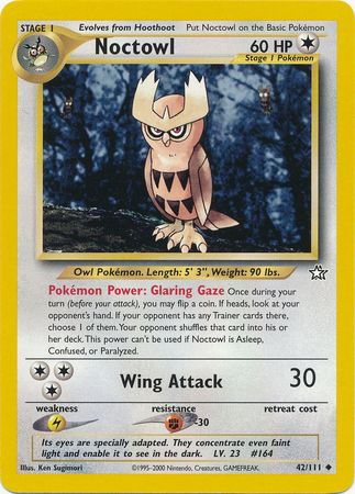Noctowl (42/111) [Neo Genesis Unlimited] - The Mythic Store | 24h Order Processing
