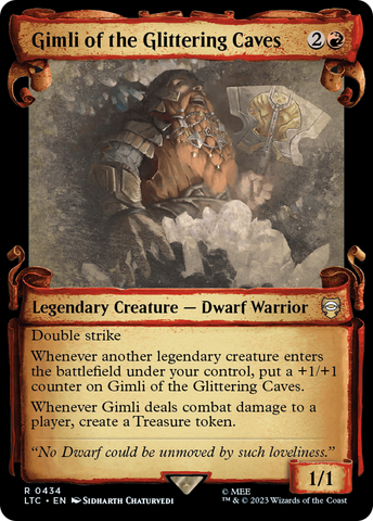 Gimli of the Glittering Caves [The Lord of the Rings: Tales of Middle-Earth Commander Showcase Scrolls] - The Mythic Store | 24h Order Processing