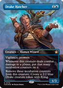 Drake Hatcher (Borderless) (Mana Foil) [Foundations] - The Mythic Store | 24h Order Processing