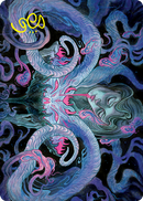 Demonic Bargain Art Card (Gold-Stamped Signature) [Innistrad: Crimson Vow Art Series] - The Mythic Store | 24h Order Processing