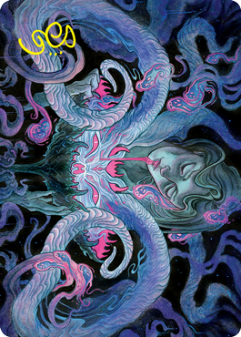 Demonic Bargain Art Card (Gold-Stamped Signature) [Innistrad: Crimson Vow Art Series] - The Mythic Store | 24h Order Processing