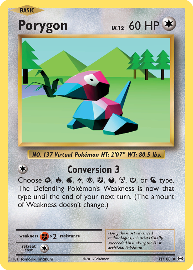 Porygon (71/108) [XY: Evolutions] - The Mythic Store | 24h Order Processing