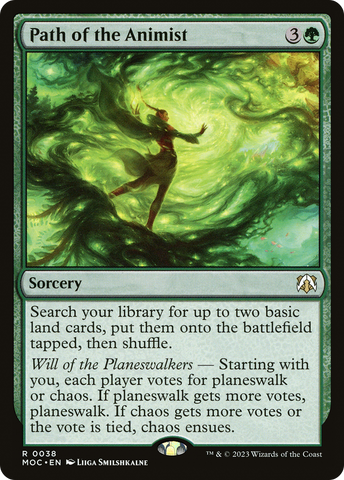 Path of the Animist [March of the Machine Commander] - The Mythic Store | 24h Order Processing