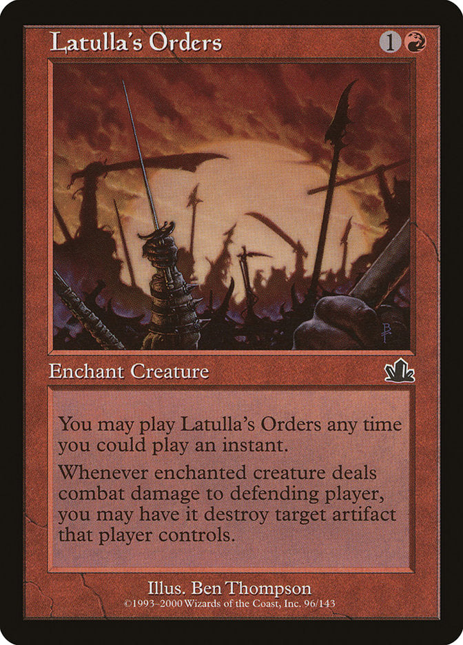 Latulla's Orders [Prophecy] - The Mythic Store | 24h Order Processing