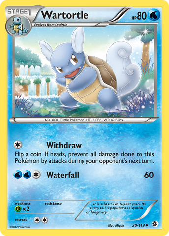 Wartortle (30/149) [Black & White: Boundaries Crossed] - The Mythic Store | 24h Order Processing