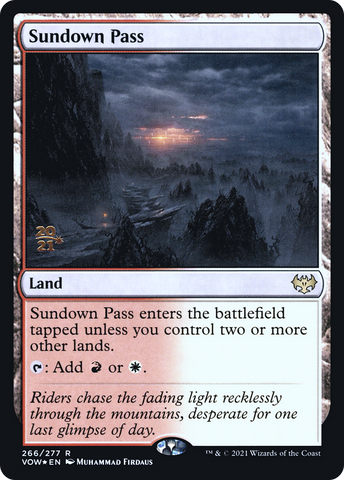 Sundown Pass [Innistrad: Crimson Vow Prerelease Promos] - The Mythic Store | 24h Order Processing