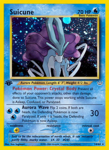 Suicune (14/64) [Neo Revelation 1st Edition] - The Mythic Store | 24h Order Processing