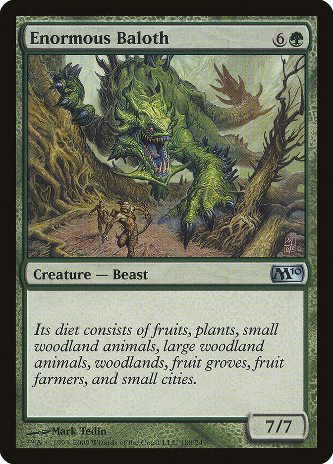 Enormous Baloth [Magic 2010] - The Mythic Store | 24h Order Processing