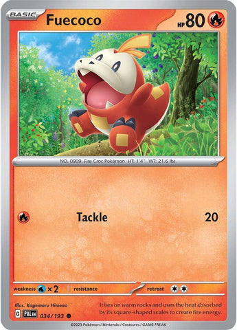 Fuecoco (034/193) [Scarlet & Violet: Paldea Evolved] - The Mythic Store | 24h Order Processing