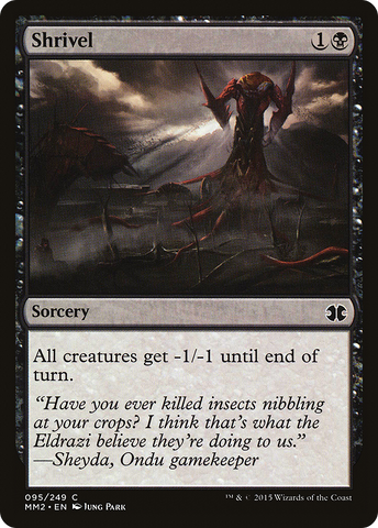 Shrivel [Modern Masters 2015] - The Mythic Store | 24h Order Processing