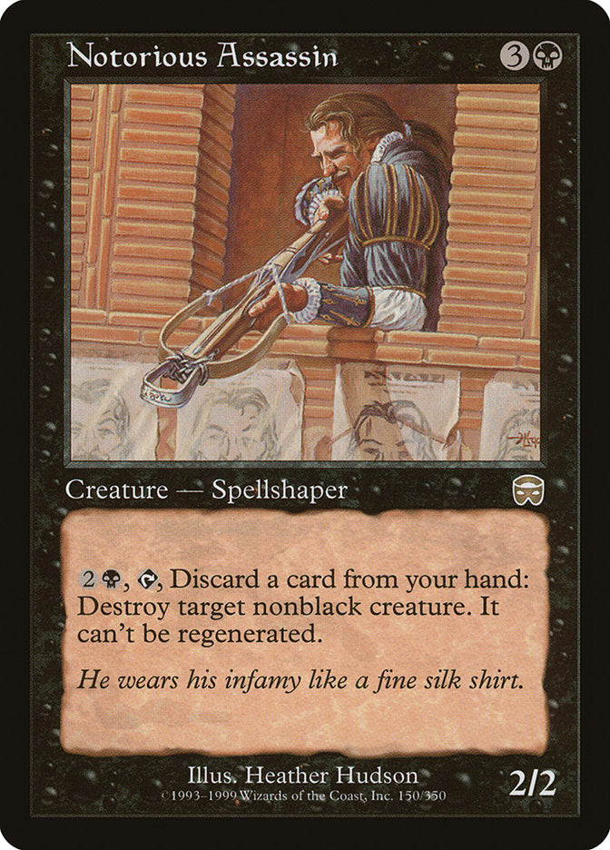Notorious Assassin [Mercadian Masques] - The Mythic Store | 24h Order Processing