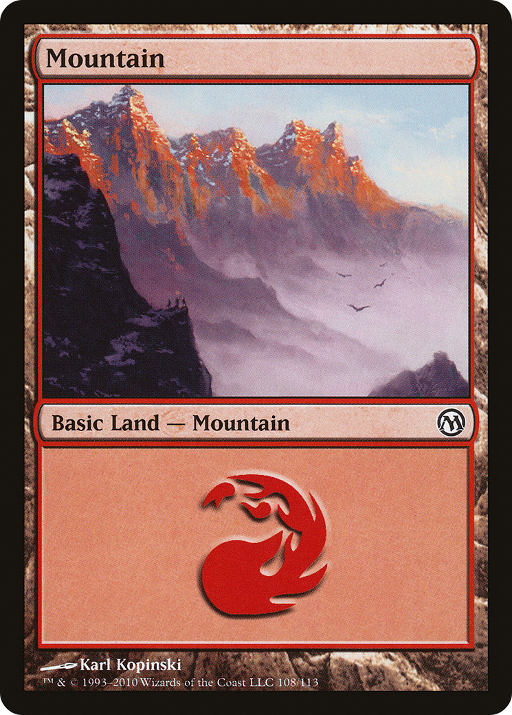 Mountain (108) [Duels of the Planeswalkers] - The Mythic Store | 24h Order Processing