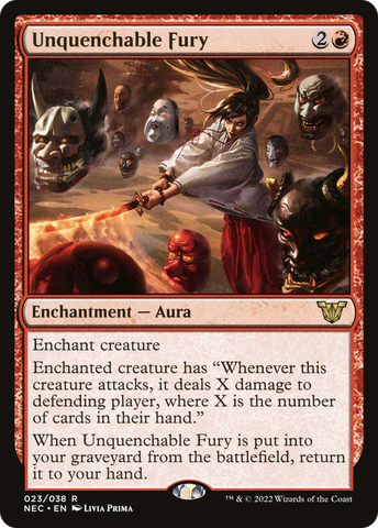 Unquenchable Fury [Kamigawa: Neon Dynasty Commander] - The Mythic Store | 24h Order Processing