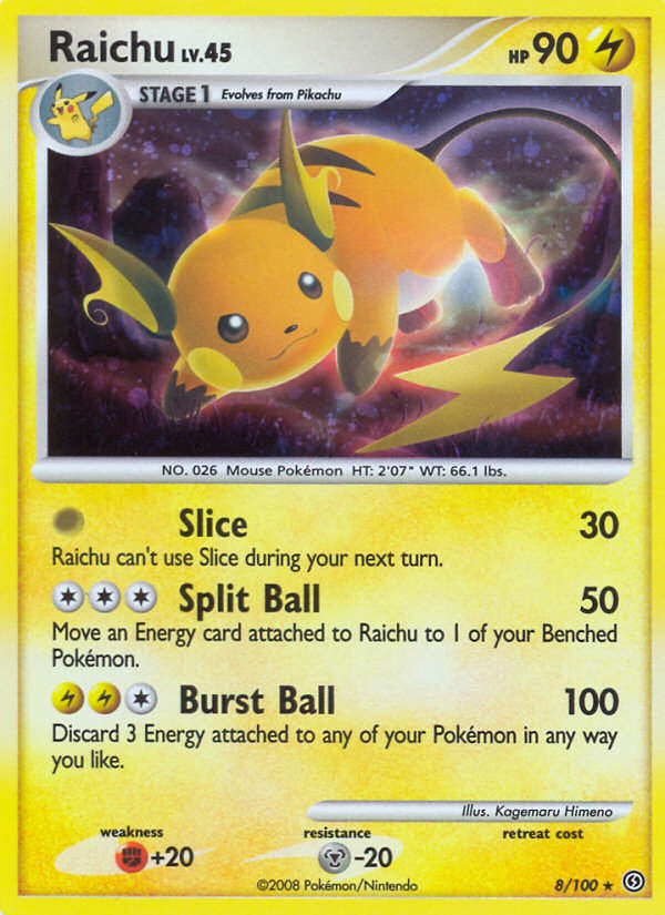 Raichu (8/100) [Diamond & Pearl: Stormfront] - The Mythic Store | 24h Order Processing