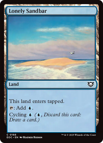 Lonely Sandbar [Edge of Eternities Commander] - The Mythic Store | 24h Order Processing