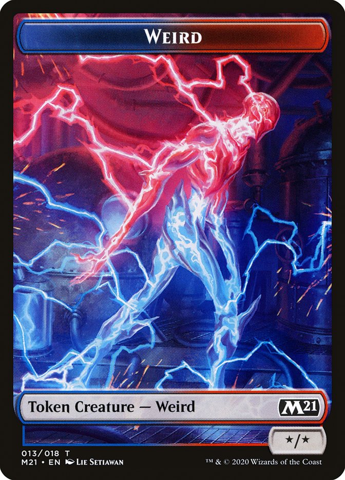 Soldier // Weird Double-Sided Token [Core Set 2021 Tokens] - The Mythic Store | 24h Order Processing