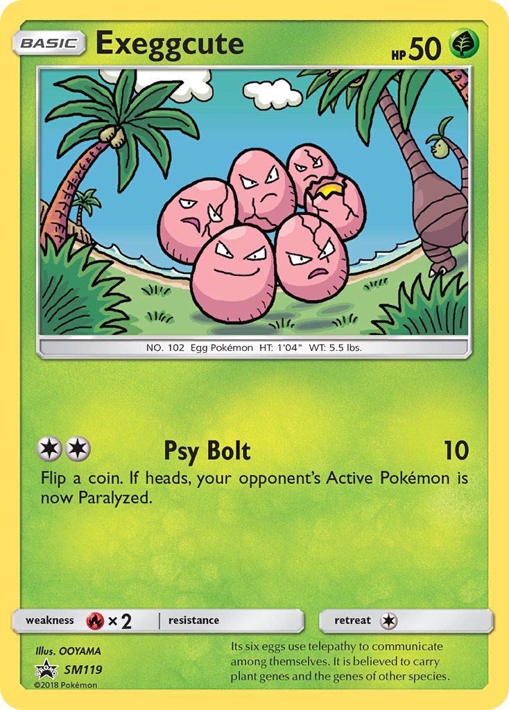 Exeggcute (SM119) [Sun & Moon: Black Star Promos] - The Mythic Store | 24h Order Processing