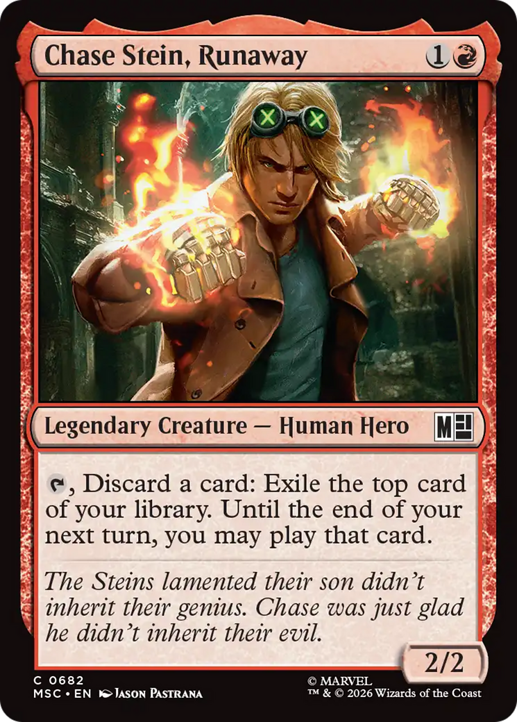 Chase Stein, Runaway [Marvel Super Heroes Commander] - The Mythic Store | 24h Order Processing