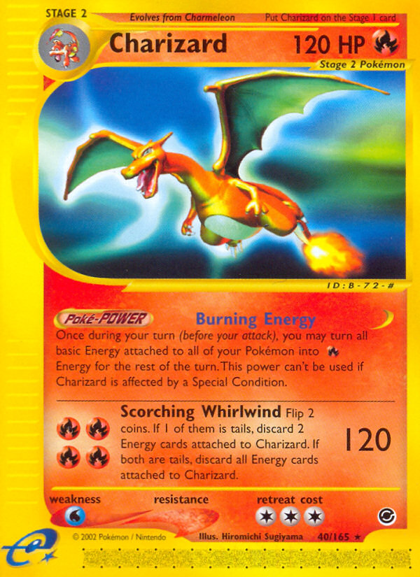 Charizard (40/165) [Expedition: Base Set] - The Mythic Store | 24h Order Processing