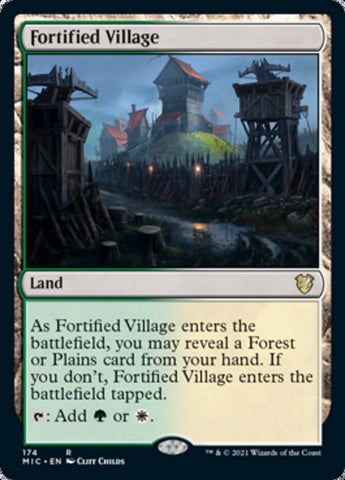 Fortified Village [Innistrad: Midnight Hunt Commander] - The Mythic Store | 24h Order Processing