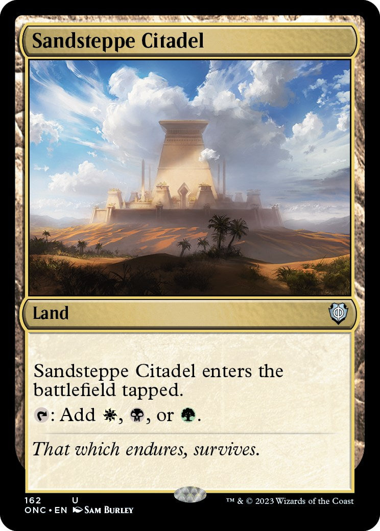 Sandsteppe Citadel [Phyrexia: All Will Be One Commander] - The Mythic Store | 24h Order Processing