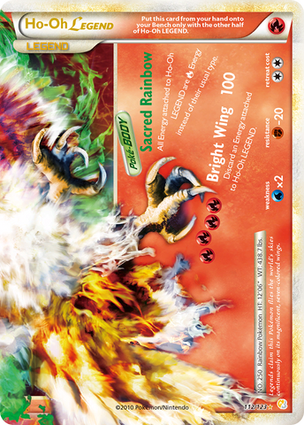 Ho-Oh LEGEND (112/123) [HeartGold & SoulSilver: Base Set] - The Mythic Store | 24h Order Processing