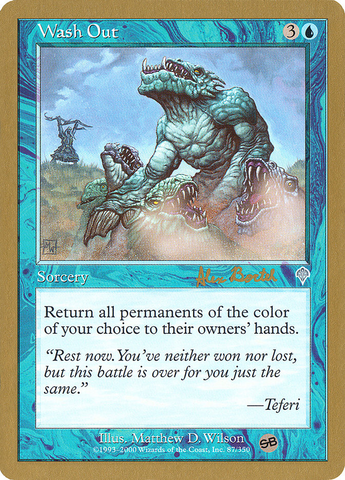 Wash Out (Alex Borteh) (SB) [World Championship Decks 2001] - The Mythic Store | 24h Order Processing