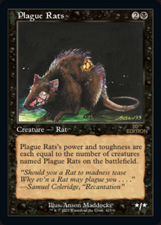 Plague Rats (Retro) [30th Anniversary Edition] - The Mythic Store | 24h Order Processing