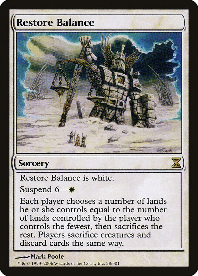 Restore Balance [Time Spiral] - The Mythic Store | 24h Order Processing