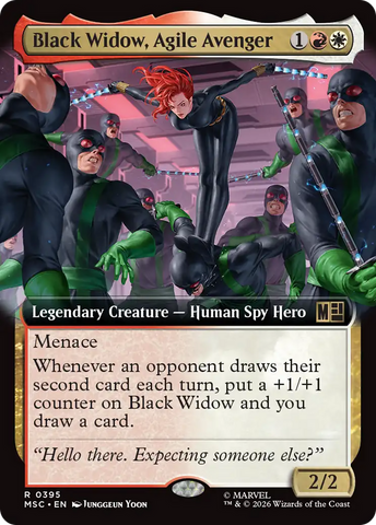 Black Widow, Agile Avenger (Extended Art) [Marvel Super Heroes Commander] - The Mythic Store | 24h Order Processing