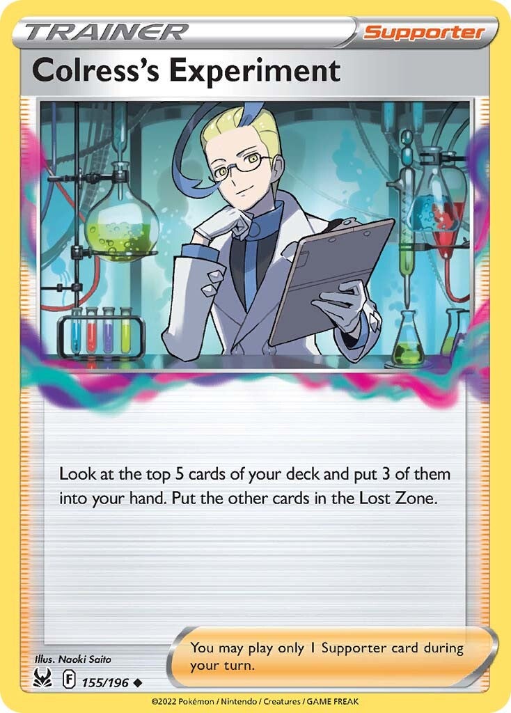 Colress's Experiment (155/196) [Sword & Shield: Lost Origin] - The Mythic Store | 24h Order Processing
