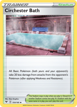 Circhester Bath (150/185) [Sword & Shield: Vivid Voltage] - The Mythic Store | 24h Order Processing