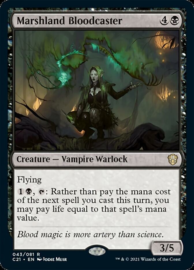 Marshland Bloodcaster [Commander 2021] - The Mythic Store | 24h Order Processing