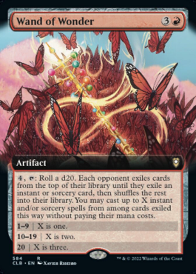 Wand of Wonder (Extended Art) [Commander Legends: Battle for Baldur's Gate] - The Mythic Store | 24h Order Processing