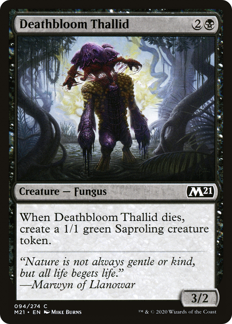 Deathbloom Thallid [Core Set 2021] - The Mythic Store | 24h Order Processing