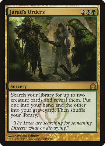 Jarad's Orders [Return to Ravnica] - The Mythic Store | 24h Order Processing