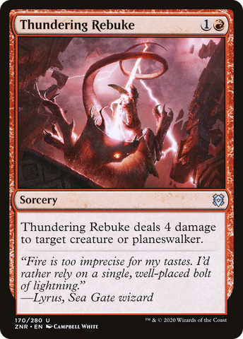Thundering Rebuke [Zendikar Rising] - The Mythic Store | 24h Order Processing