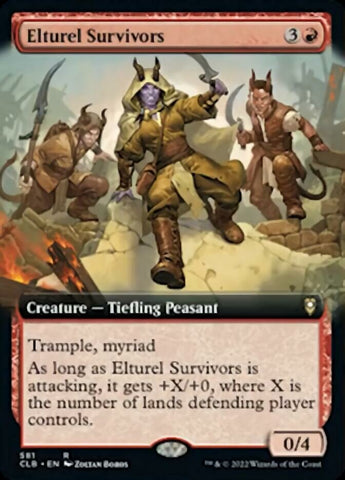 Elturel Survivors (Extended Art) [Commander Legends: Battle for Baldur's Gate] - The Mythic Store | 24h Order Processing